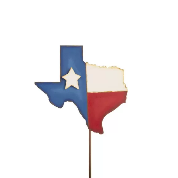 The Round Top Collection Focal Points>Texas Shaped Flag, Small