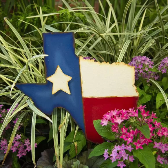 The Round Top Collection Focal Points>Texas Shaped Flag, Small