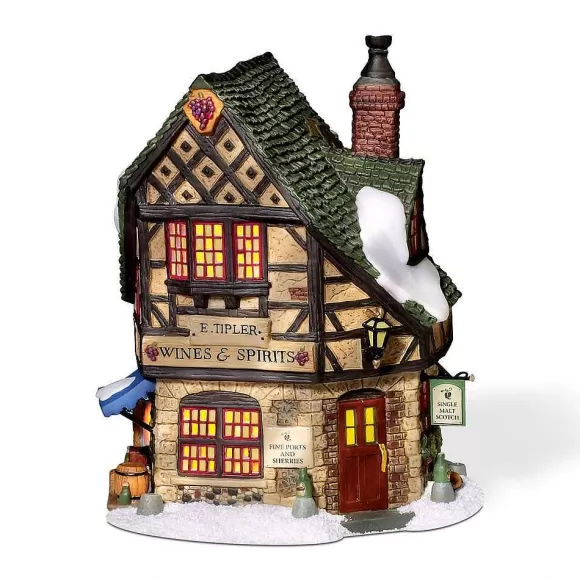 Department 56 Table Decor>Tipler Agent Wine Spirits, Dept. 56 Village