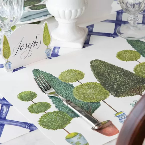 Hester & Cook Kitchen & Dining>Topiary Garden Placemat Sheets