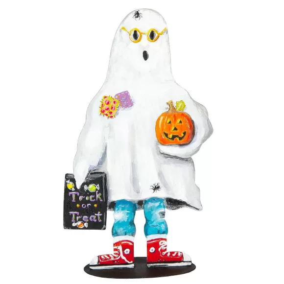 The Round Top Collection Home Accents>Trick Or Treater Ghost Poppet