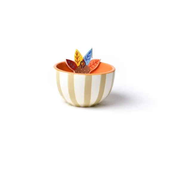 Happy Everything Kitchen & Dining>Turkey Embellishment Bowl By !