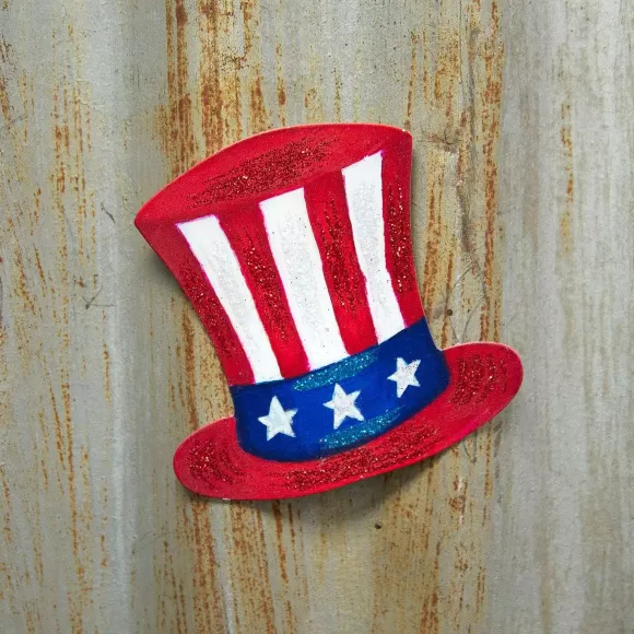 The Round Top Collection Table Decor>Uncle Sam Hat Magnet