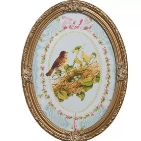 RAZ Spring>Victorian Bird Framed Wall Art