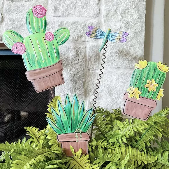 The Round Top Collection Spring>Whimsy Cactus Pot