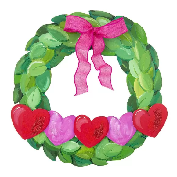 The Round Top Collection Hanging Decor>Wreath Banner And Ribbon Display