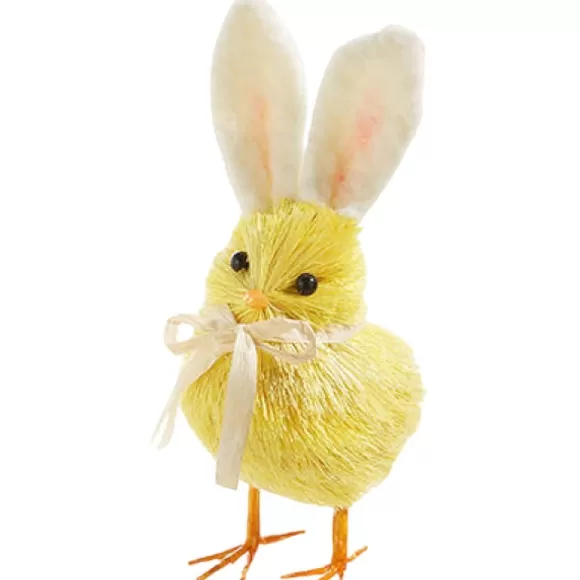 RAZ Focal Points>Yellow Easter Chick With Bunny Ears